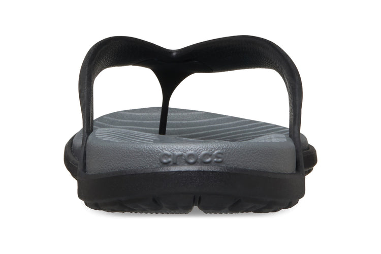 Crocs Coast Flip M Black/Slate Grey Mens Sandals