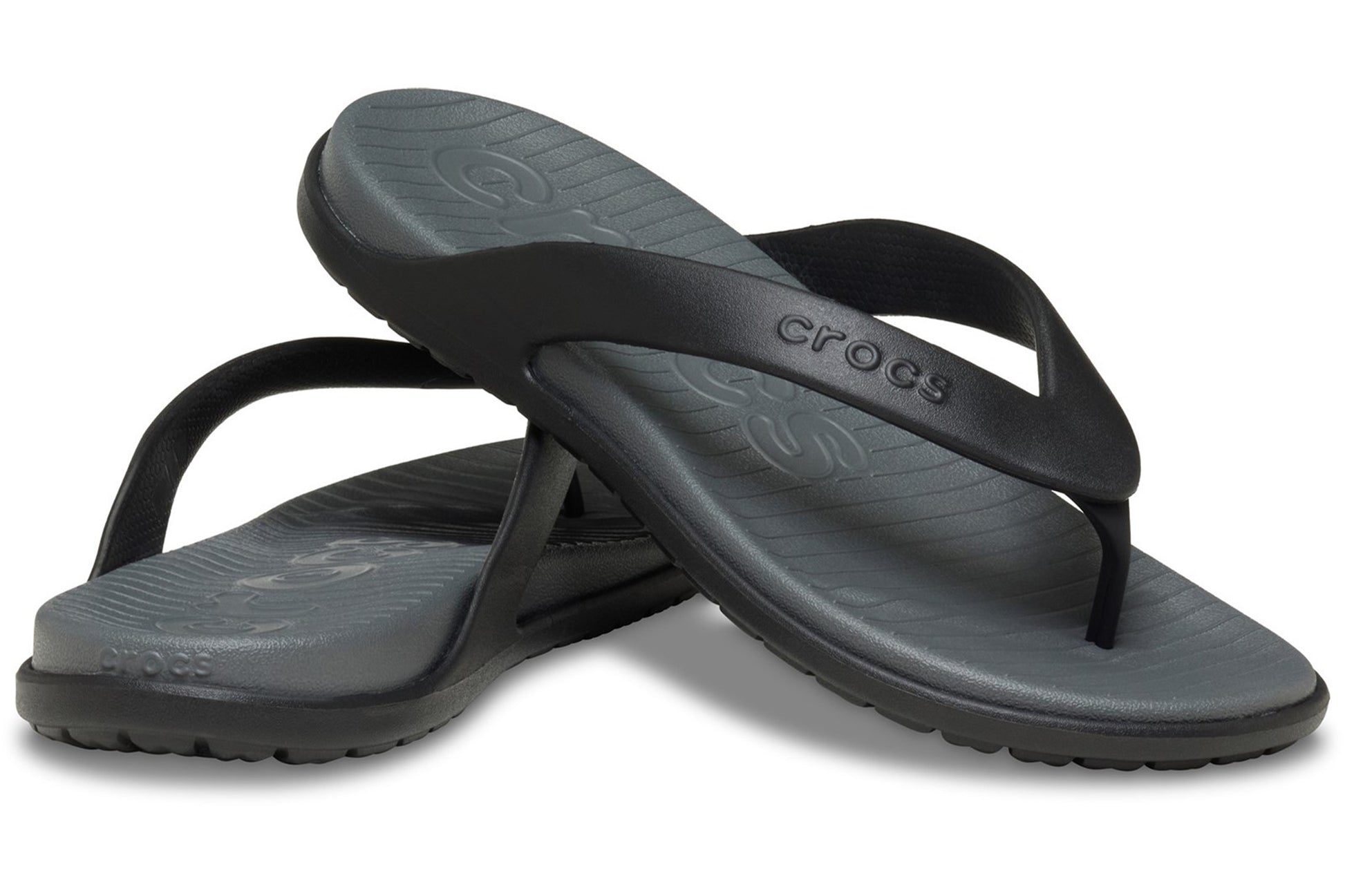 crocs-coast-flip-black-slate-grey-sandal-mens-summer-pair