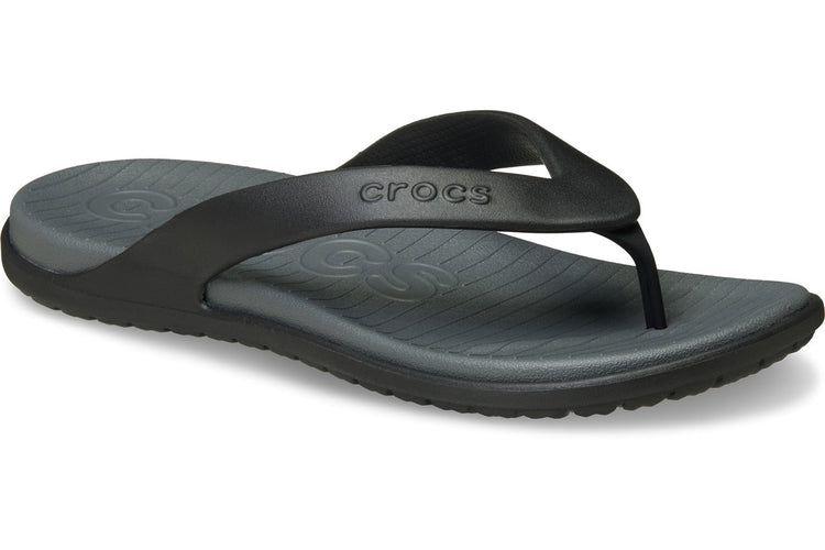 Crocs Coast Flip M Black/Slate Grey Mens Sandals