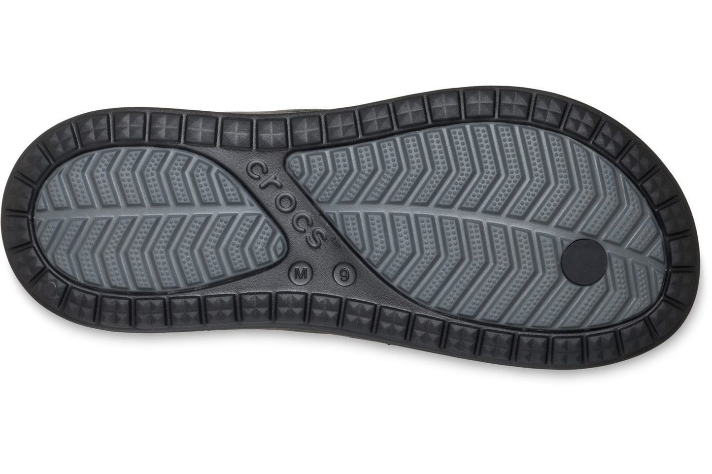 Crocs Coast Flip M Black/Slate Grey Mens Sandals