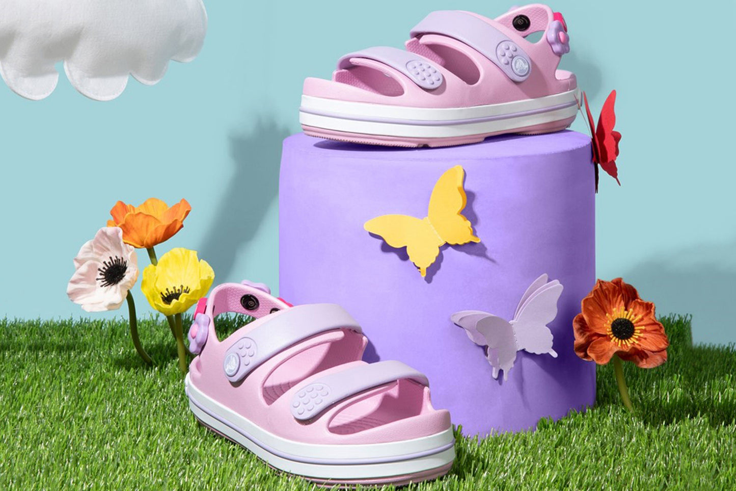 Crocs Crocband Play Ballerina/Lavender Girls Sandals