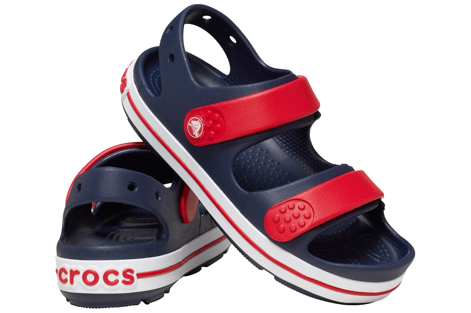 crocs-crocband-play-sandal-navy-varsity-red-childrens-beach-back-top-pair