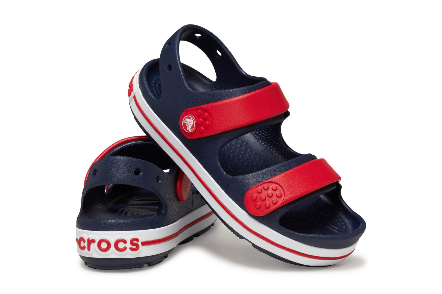 Crocs Crocband Play Navy/Varsity Red Boys Sandals