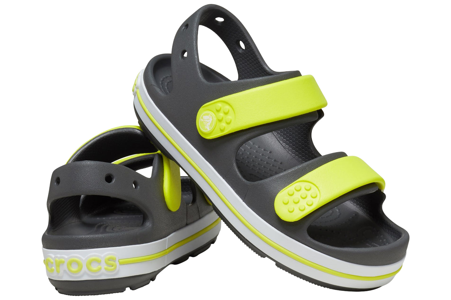 Crocs Crocband Play Slate Grey/Acidity Boys Sandals
