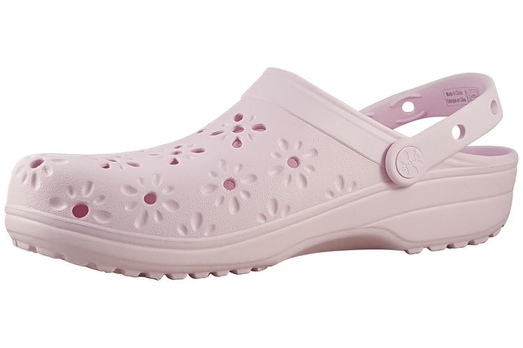 Crocs Floral Cut Clog 210927 Pink Milk Womens Sandals