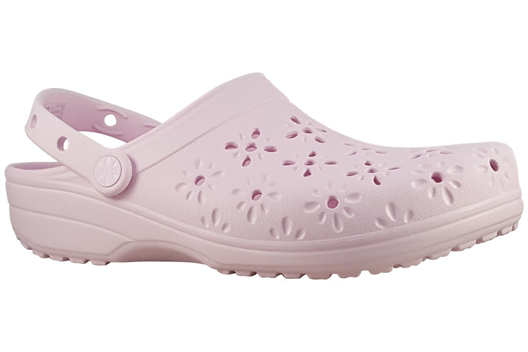 Crocs Floral Cut Clog 210927 Pink Milk Womens Sandals