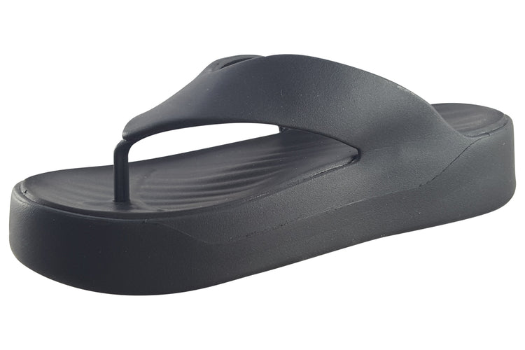 Crocs Getaway Platforn Flip 209410 Black Womens Sandals