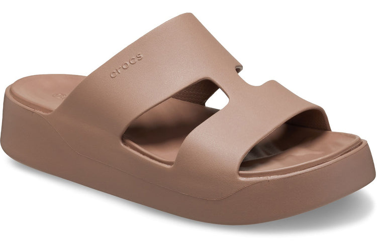Crocs Getaway Platform H-Strap Latte Womens Sandals