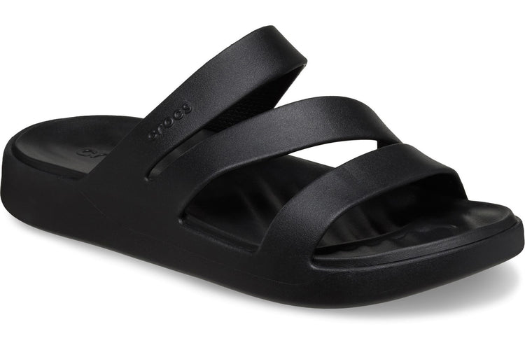 Crocs Getaway Strappy Black Womens Sandals