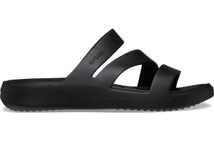 Crocs Getaway Strappy Black Womens Sandals