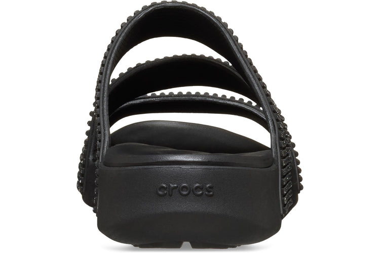 Crocs Getaway Strappy Black Womens Sandals