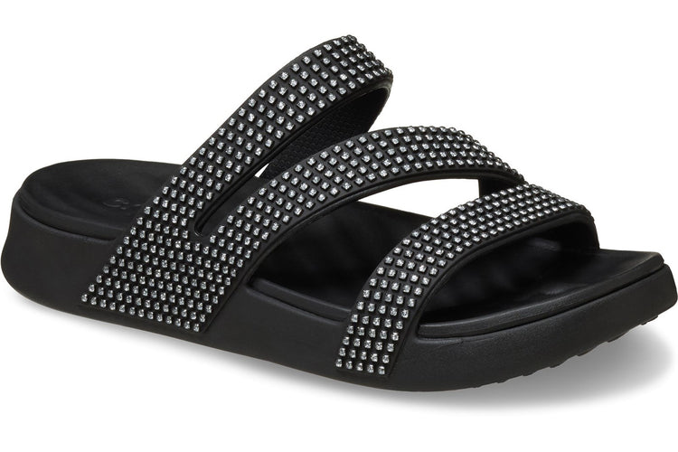Crocs Getaway Strappy Black Womens Sandals