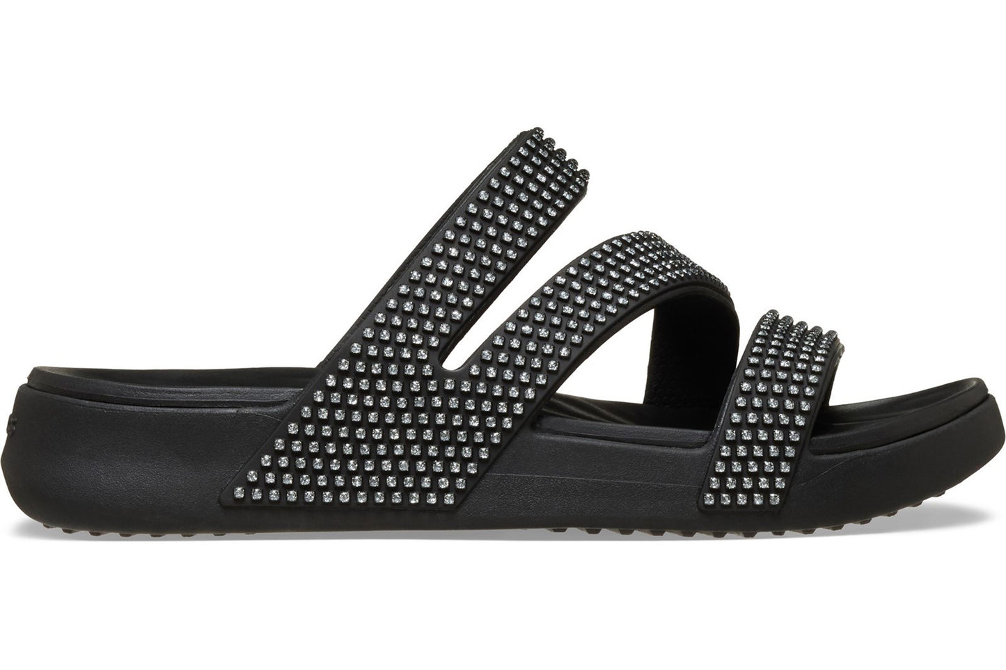 Crocs Getaway Strappy Black Womens Sandals