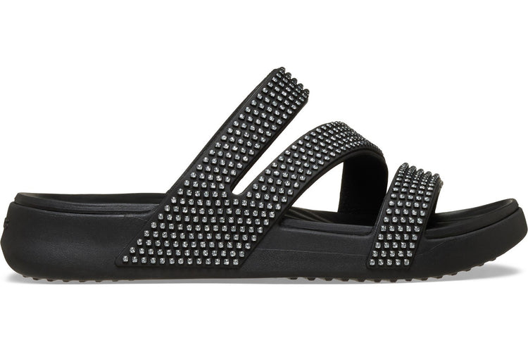 Crocs Getaway Strappy Black Womens Sandals