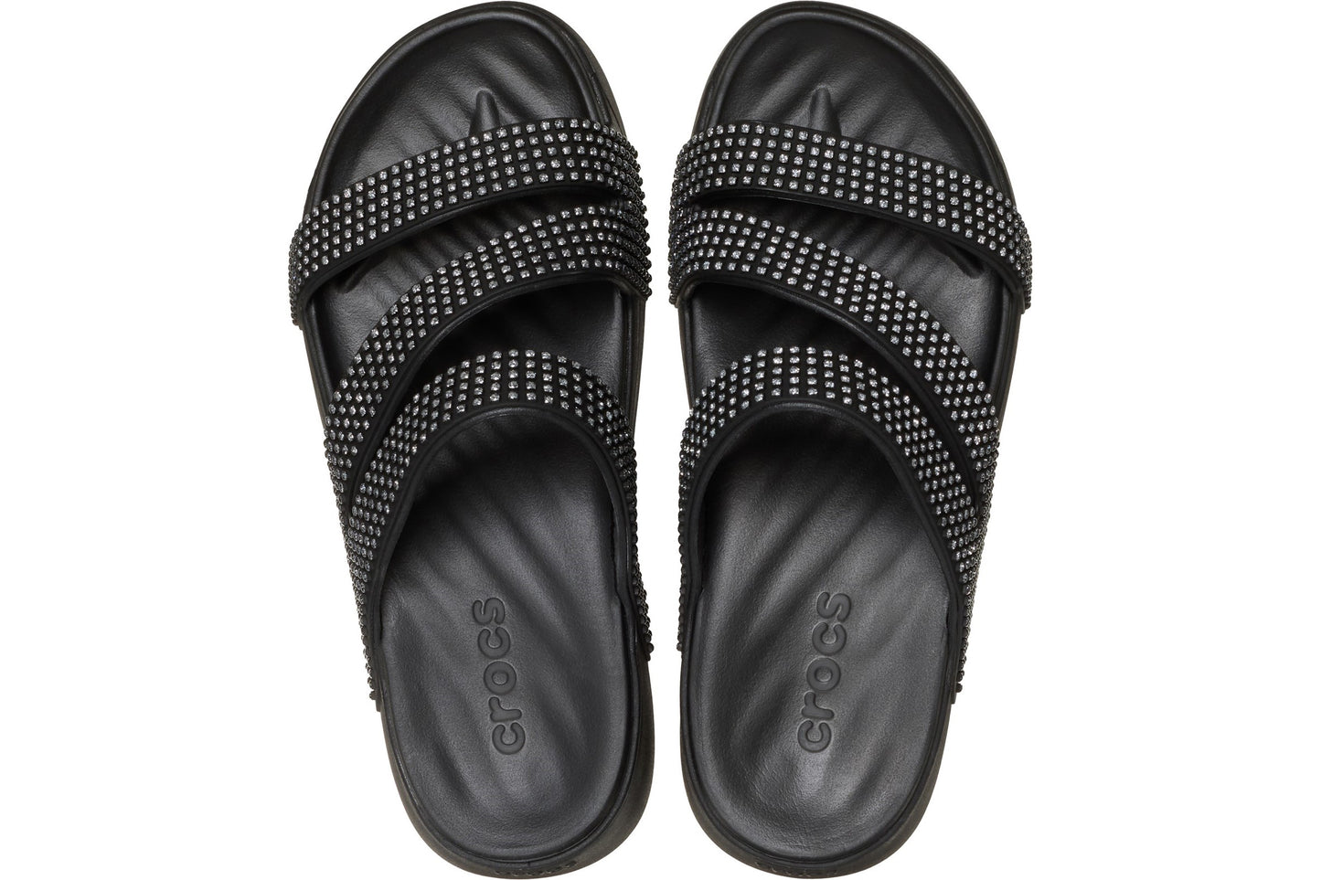 Crocs Getaway Strappy Black Womens Sandals