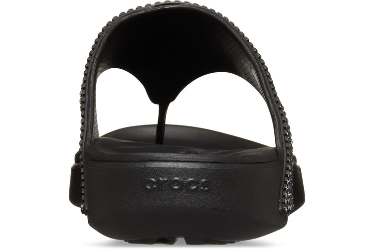 Crocs Getaway Triangle Flip Black Womens Sandals