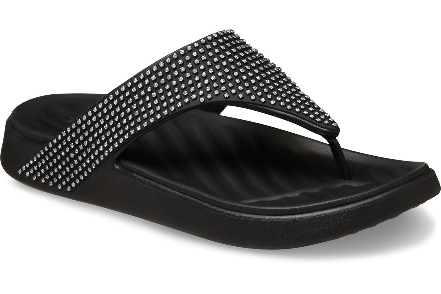 Crocs Getaway Triangle Flip Black Womens Sandals
