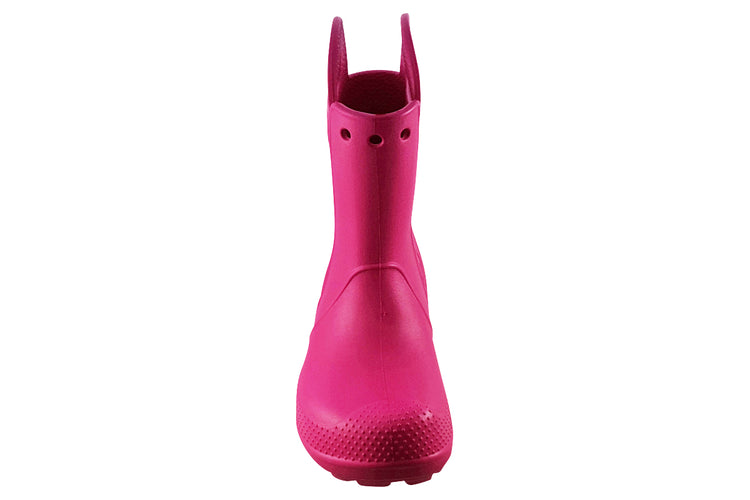 Crocs Handle It Rainboot 12803 Candy Pink Boys Wellingtons