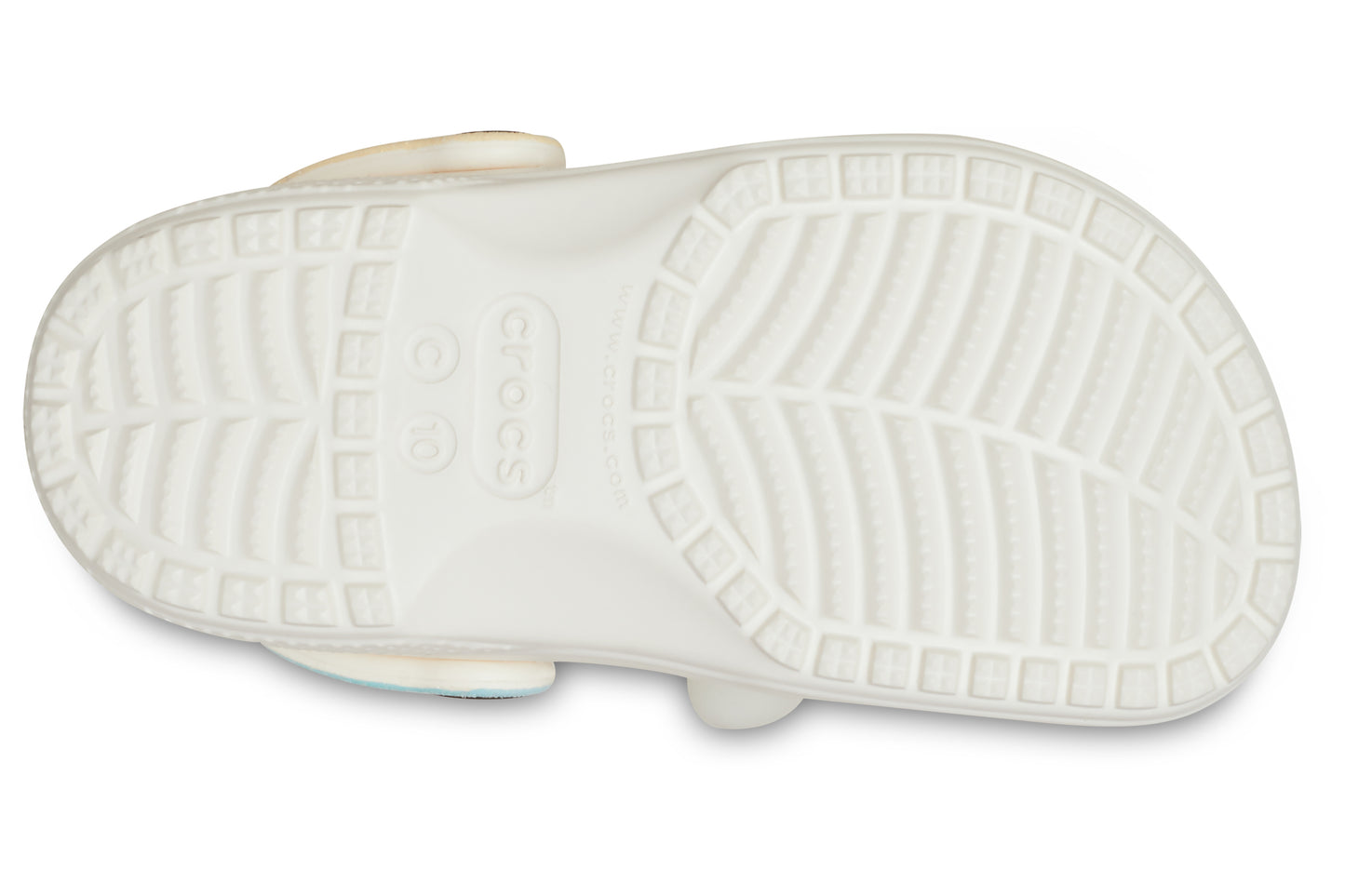 crocs i am rainbow unicorn girls sandals white rainbow sole