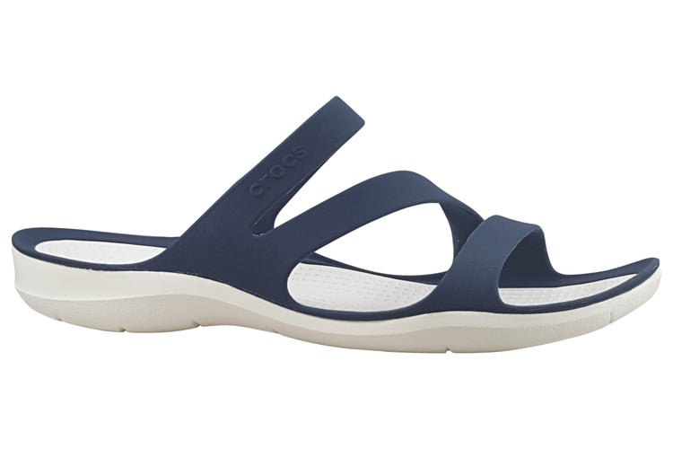 Crocs Swiftwater Sandal 203998 Navy/White Womens Sandals