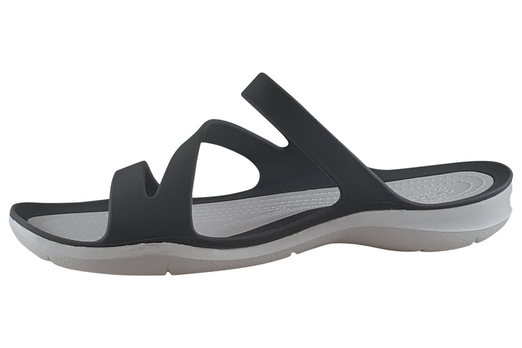 Crocs Swiftwater Sandal 203998 Smoke/White Womens Sandals