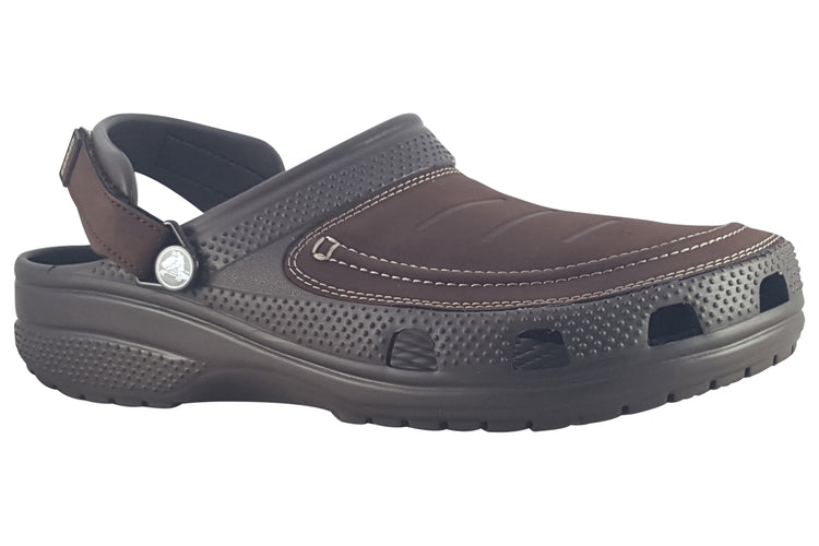Crocs Yukon Vista Lite Ride Clog 207689 Espresso Mens Sandals