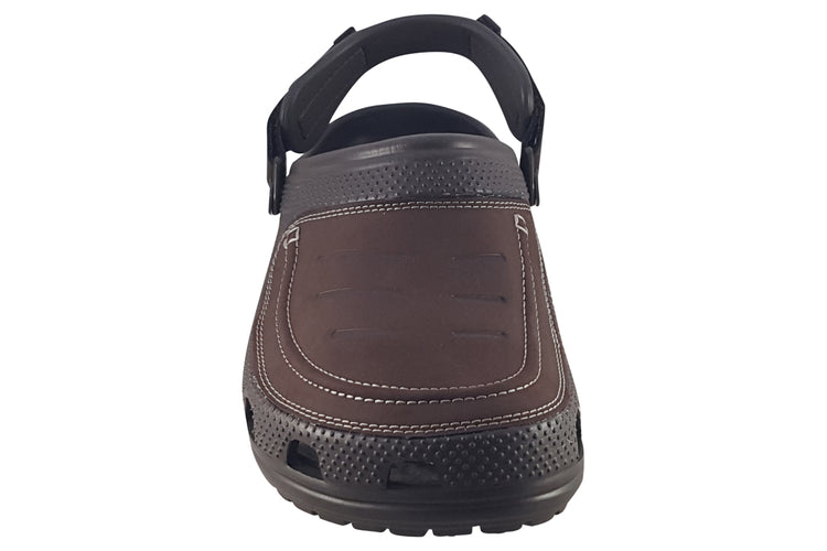 Crocs Yukon Vista Lite Ride Clog 207689 Espresso Mens Sandals