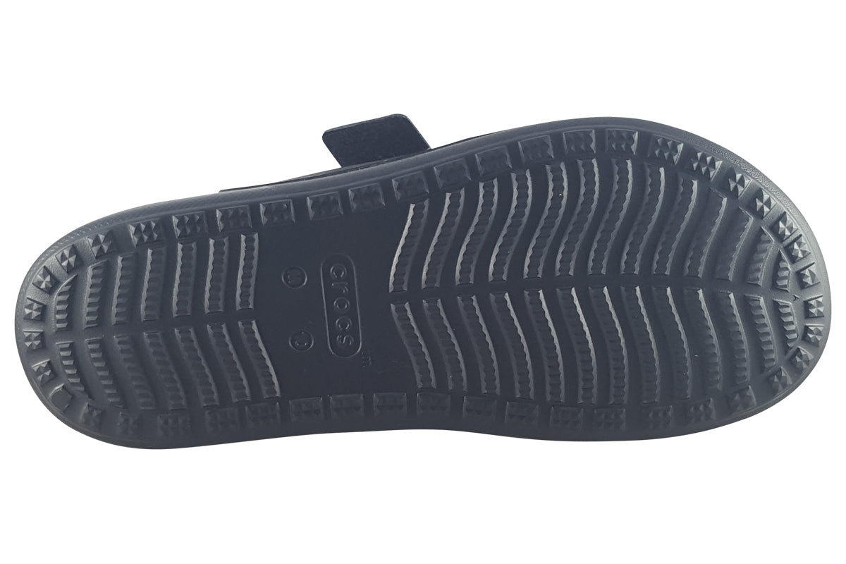 crocs yukon vista ii sandal black sole