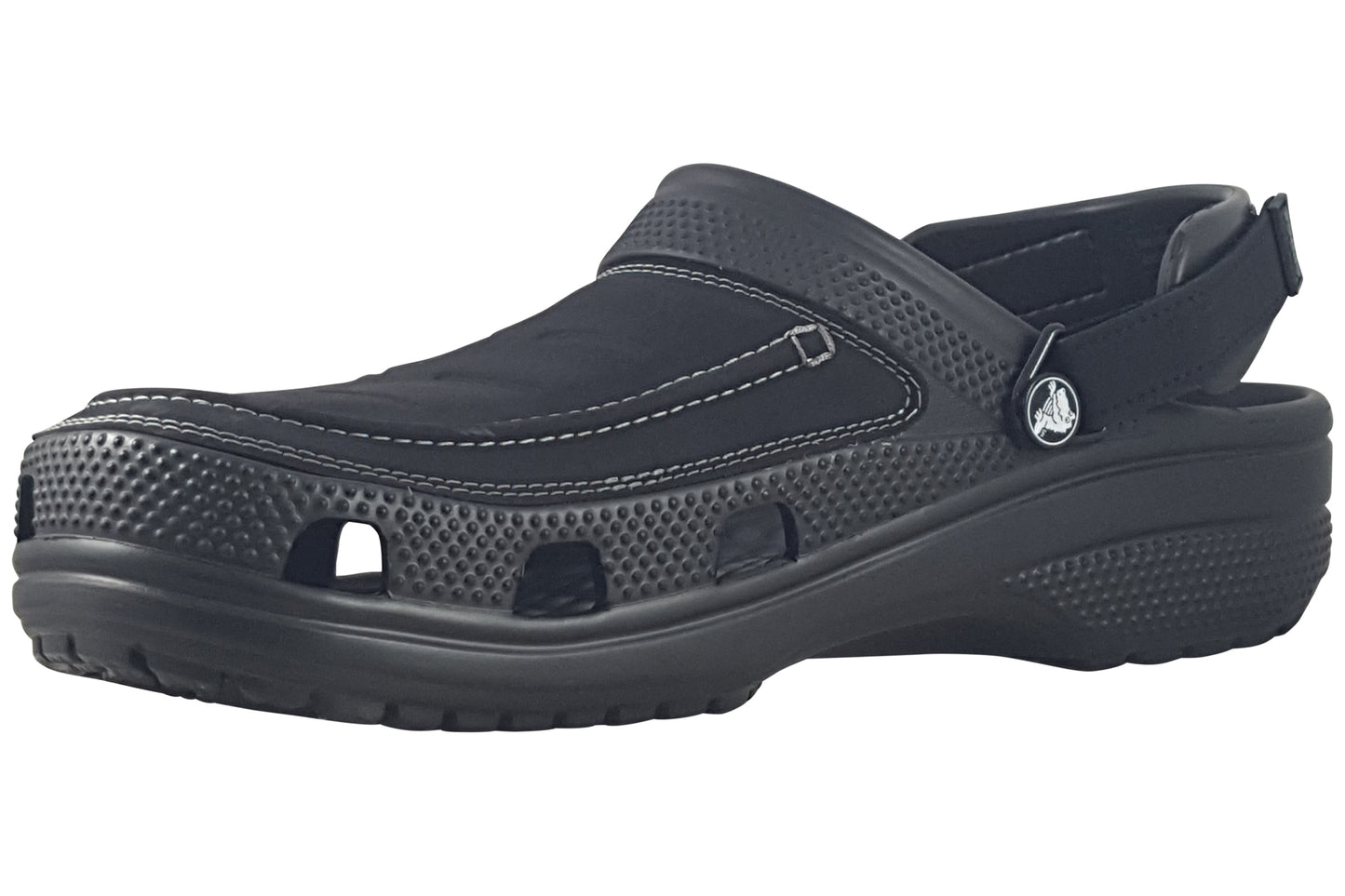 crocs yukon vista lr clog black slate grey left