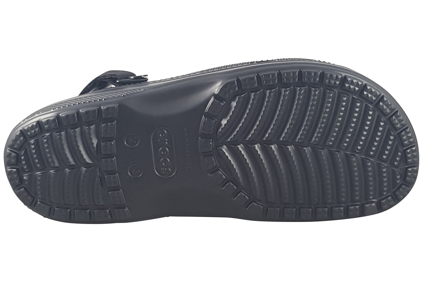 crocs yukon vista lr clog black slate grey sole