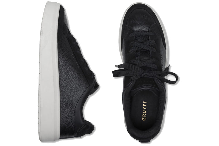 Cruyff Classic Derby Leather Black Mens Trainers