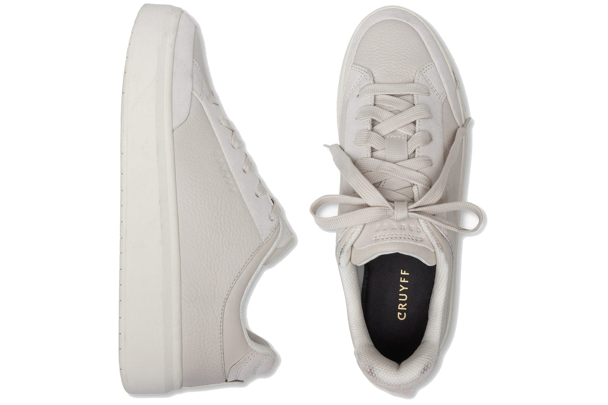 Cruyff Classic Derby Leather Cream Mens Trainers