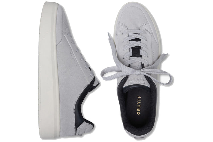 Cruyff Derby Classic Suede Light Grey Mens Trainers