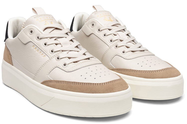 Cruyff Endorsed Pro Cream/Brown Mens Trainers