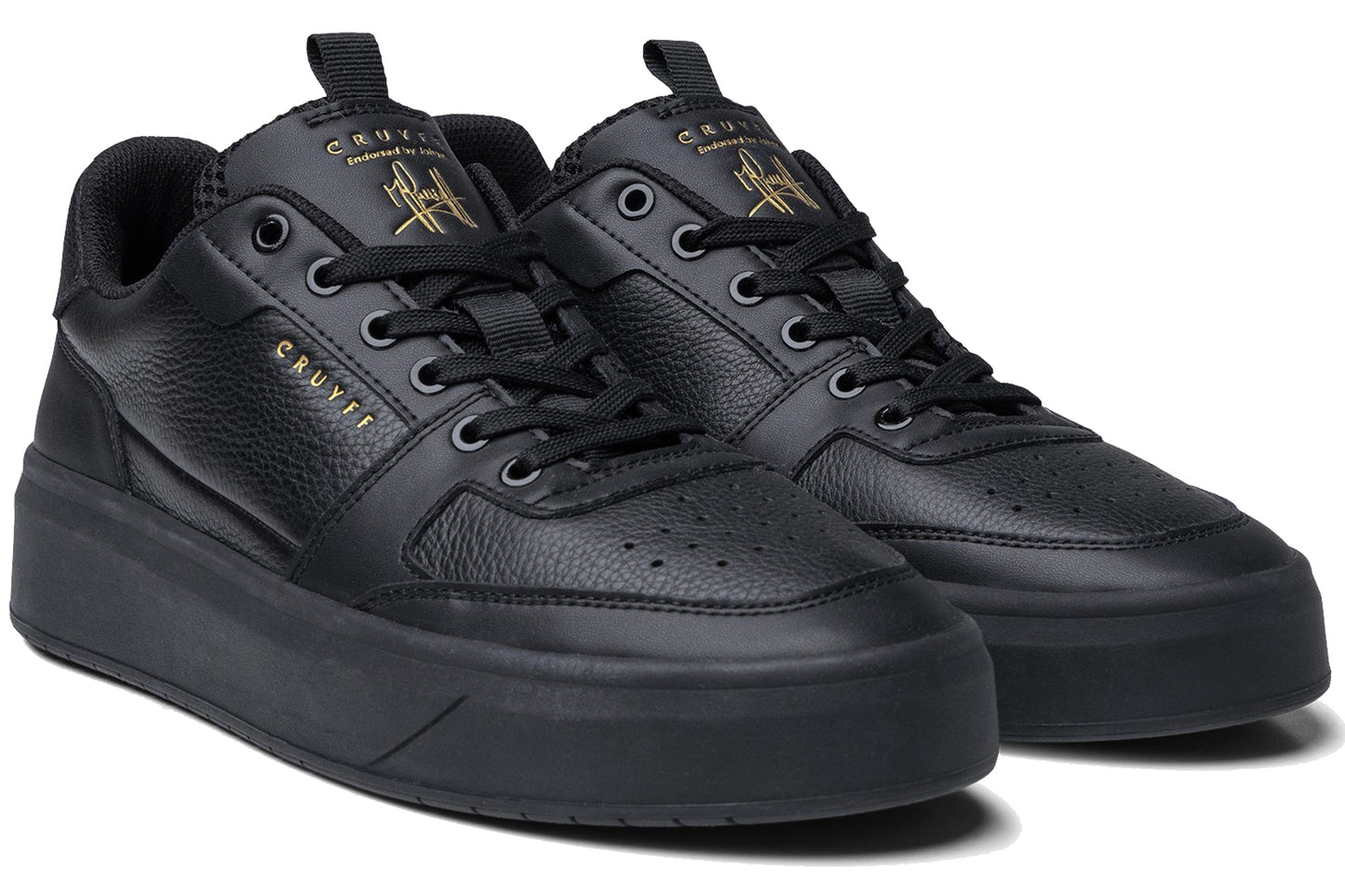 Cruyff Endorsed Pro Black Mens Trainers
