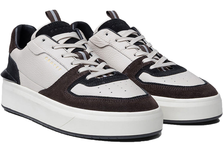 Cruyff Surefire Tennis Cream/Brown Mens Trainers