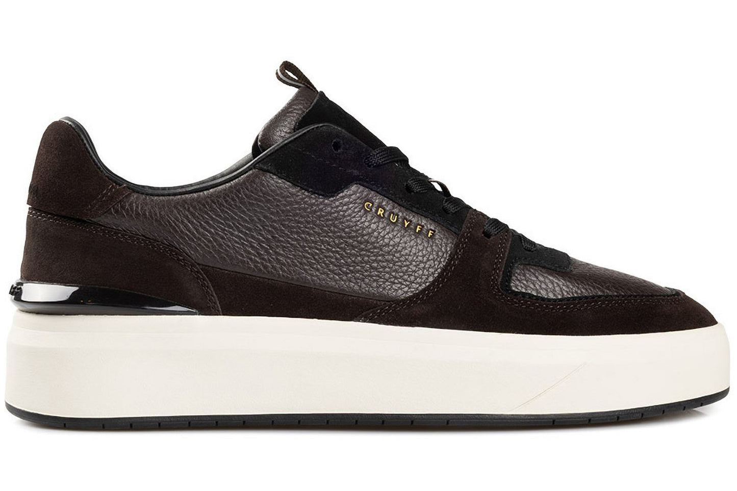Cruyff Surefire Tennis Dark Brown Mens Trainers