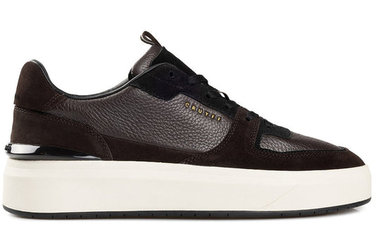 Cruyff Surefire Tennis Dark Brown Mens Trainers
