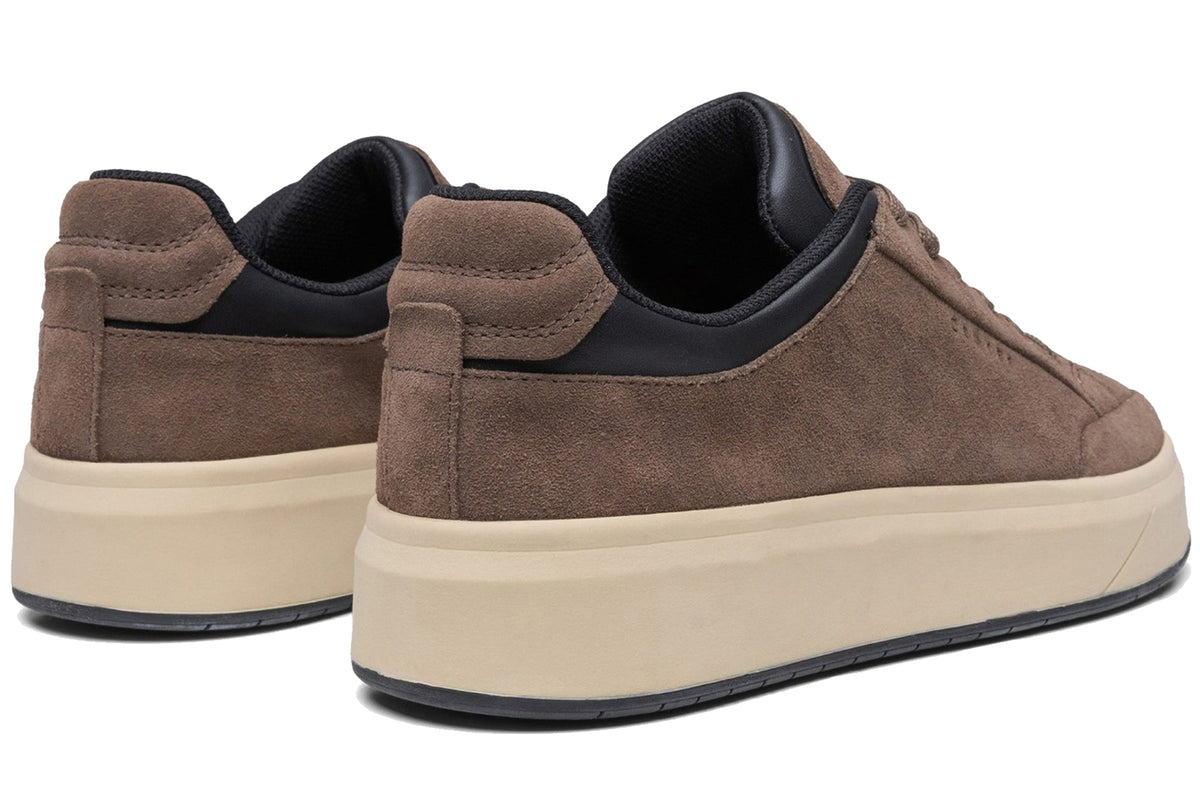 Cruyff Derby Classic Suede Taupe Mens Trainers