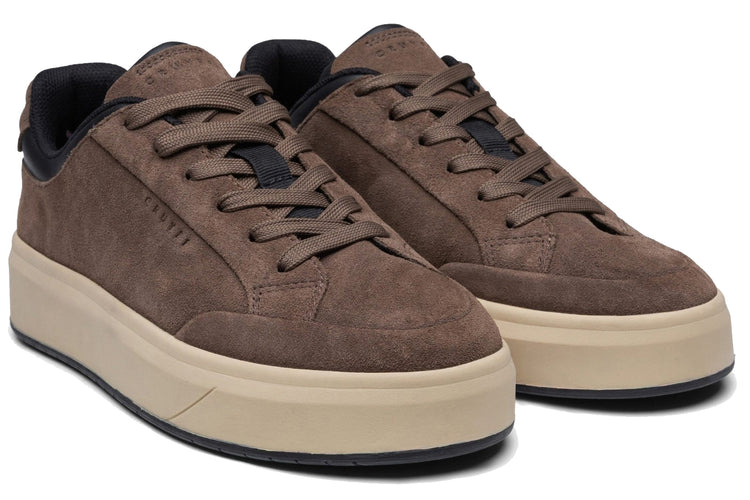 Cruyff Derby Classic Suede Taupe Mens Trainers
