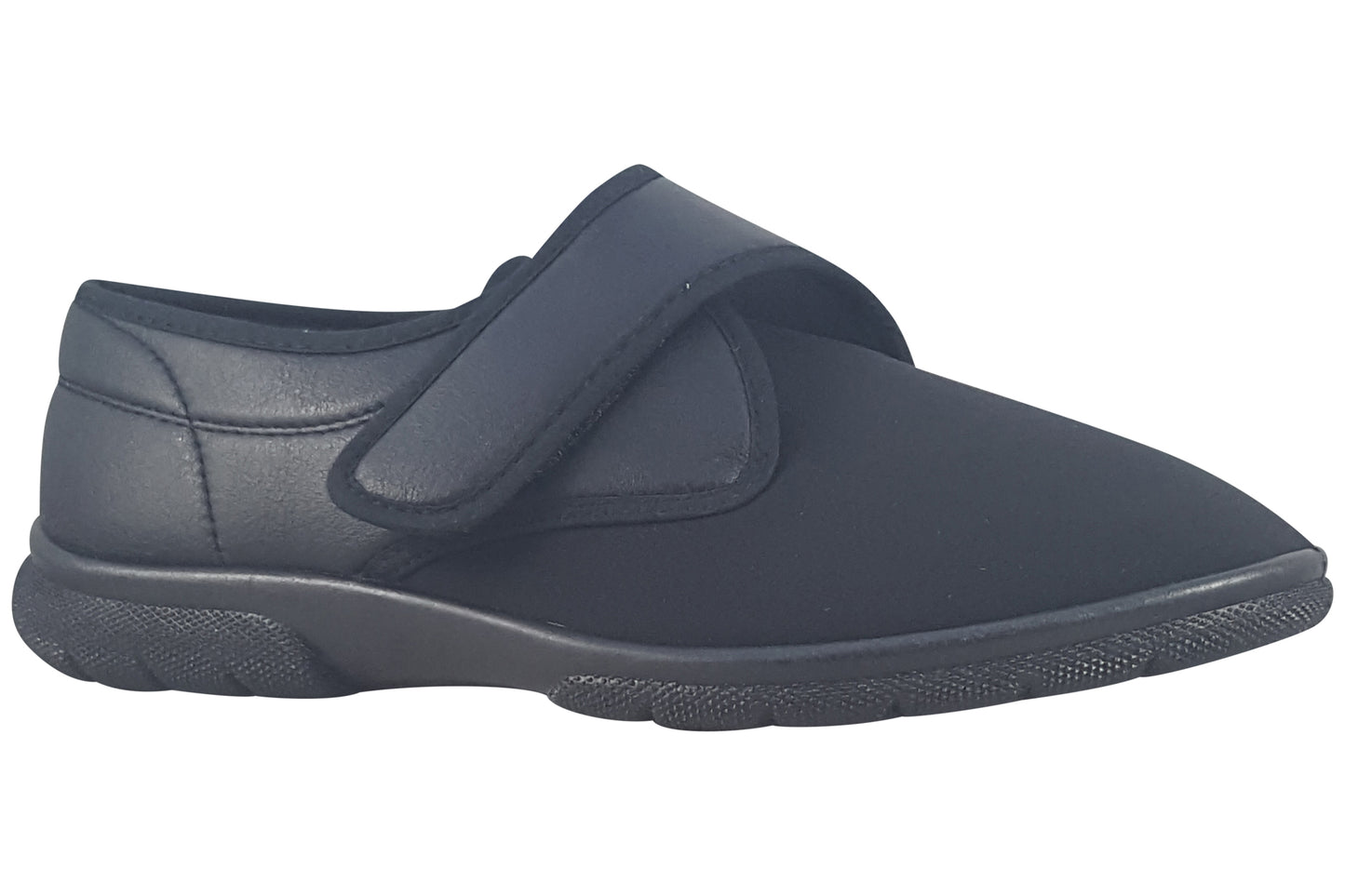 db carlton 2v black womens slippers right