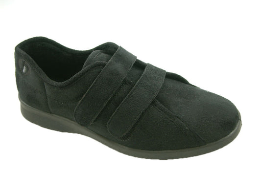 db eunice 2v black womens slippers right