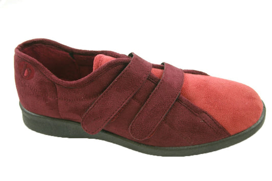 db eunice 2v red womens slippers right