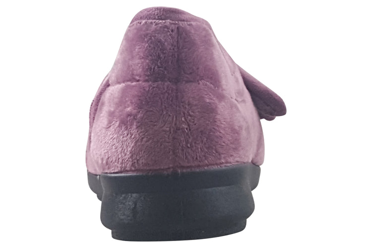 DB Fork 2V 72994L Mauve Women Slippers