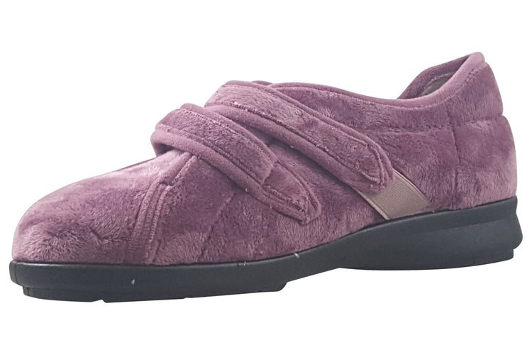 DB Fork 2V 72994L Mauve Women Slippers