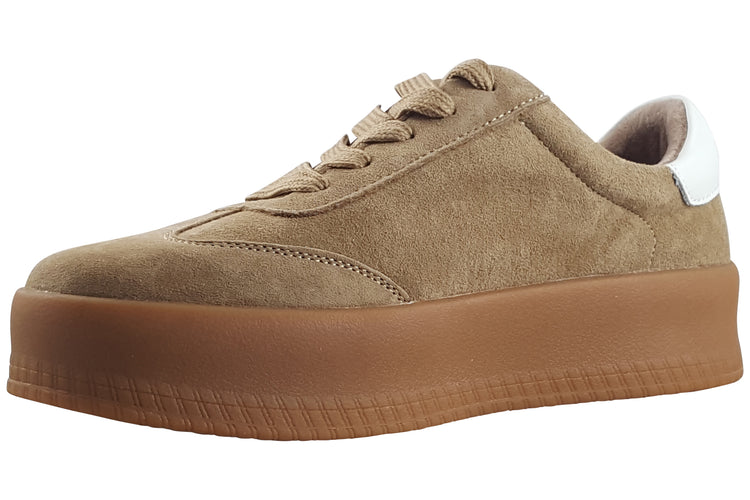 Drilleys Eighty Four Womens Fashion Trainers Desert Sands