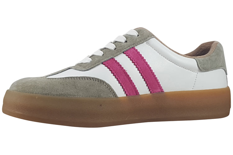 Drilleys Fifty Cherry Olive Womens Fashion Trainers