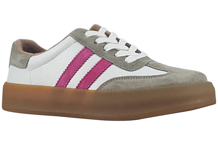Drilleys Fifty Cherry Olive Womens Fashion Trainers