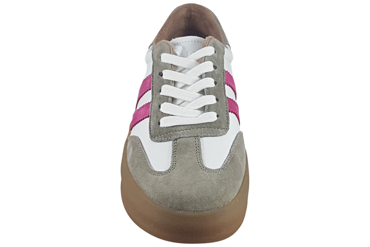 Drilleys Fifty Cherry Olive Womens Fashion Trainers