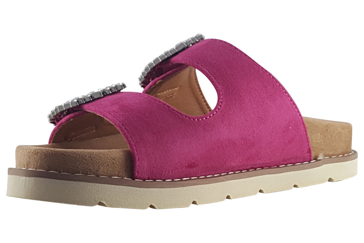Drilleys Fifty One Hot Pink Womens Sandals